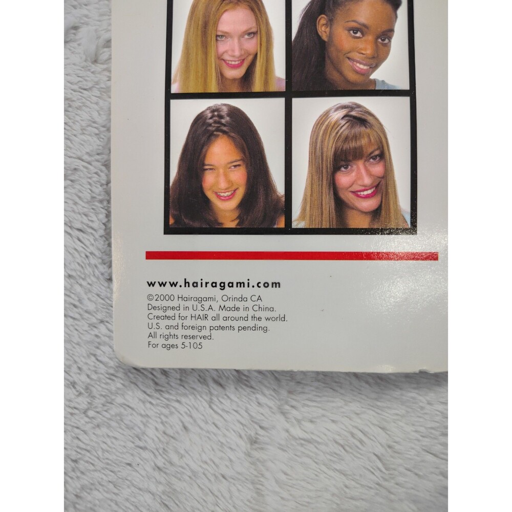 Hairigami Vintage Part Pizazz Zig Zag Hair Parting Tool New in Package - Picture 6 of 7